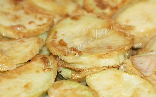 Кабачки в кляре