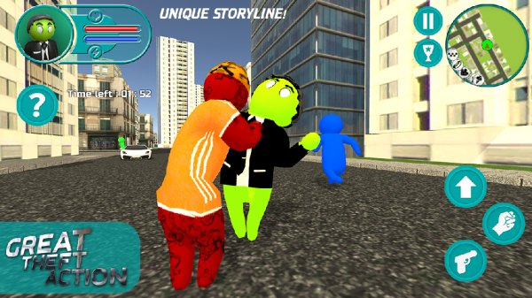 Great Theft Action v1.0.0 [Мод много денег]