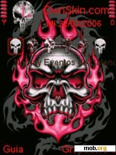 skull colorfull аниме