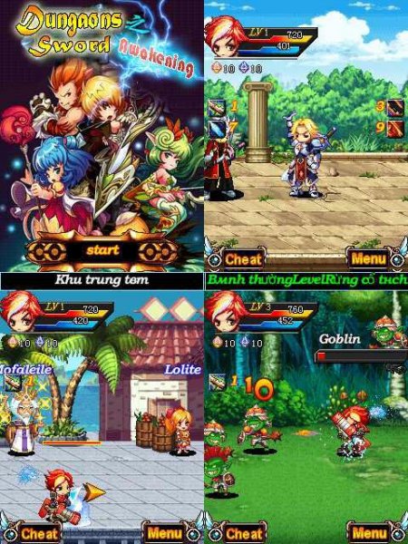 Dungeons Sword SA 240x320