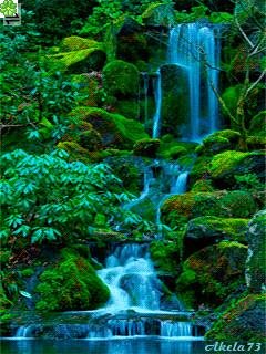 Waterfall водопад анимация