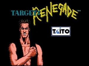 target renegade metal cover (nes)