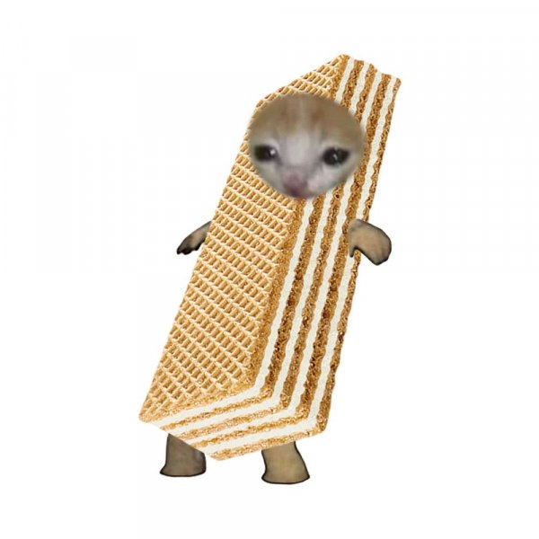 Намешал чаек взял вафлю смотрю и думаю: