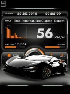 Super car turbo player спидометр анимация