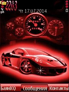 Ferrari car red спидометры анимация