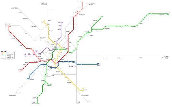 Milano-map