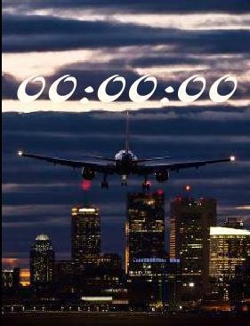 АВИА цифр часы 3