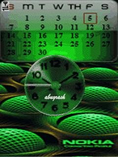 Nokia clock часы календарь