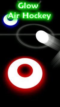 1 glow air hockey