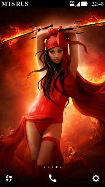 Flame Girl By sherzaman