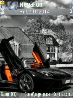 Super car black tuning