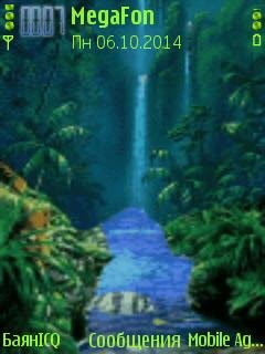 Nature водопад анимация