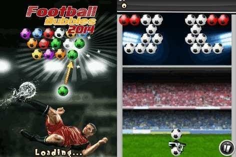 Football Bubbles 2014 320x240