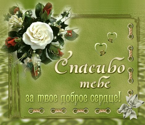 Спасибо тебе