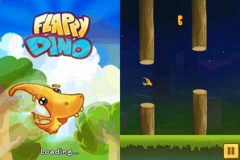 Flappy Dino 240x400