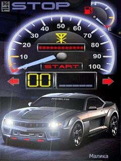 Camaro car спидометр анимация