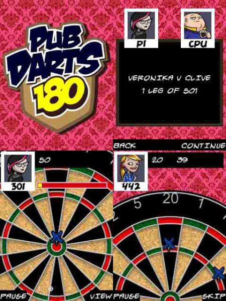 Pub Darts 180 240x320 6280