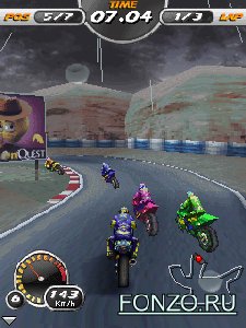 Moto Racing Evolved 3D 240x320