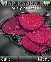 Abstract Pink Leaves