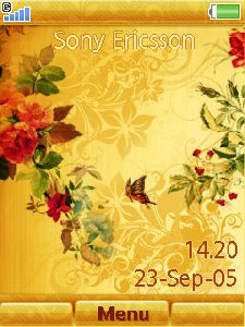 Flowers and Butterfly v47
