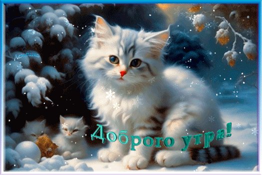 Анимированная открытка доброго утра