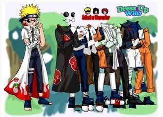 Naruto and Friends Dress Up