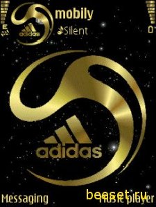 Gold Adidas