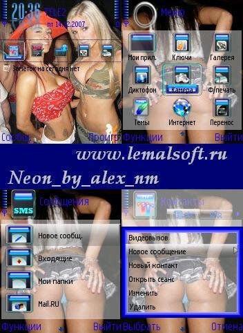 Neon club girl by alex nm