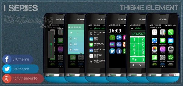Iphone 5 (One) Wb7themesArt s40theme.blo