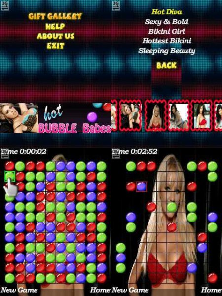 Hot Bubble Babes 128x160 6101