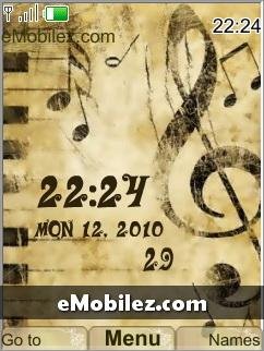 Music Key Clock