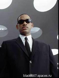 Man in black