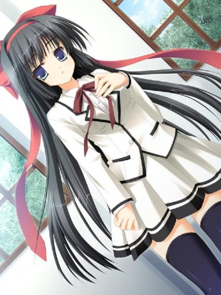Anime schoolgirl