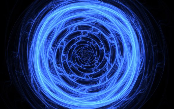 Blue-light-energy-spiral-pattern