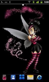 Gothic Tinkerbell GO launcher EX theme v.1.1