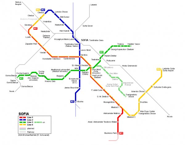 Sofia-metro-map