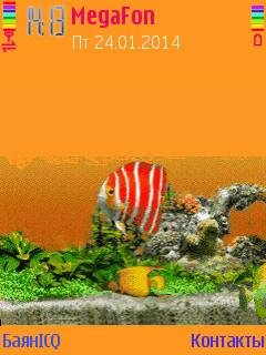 Orange аквариум анимация