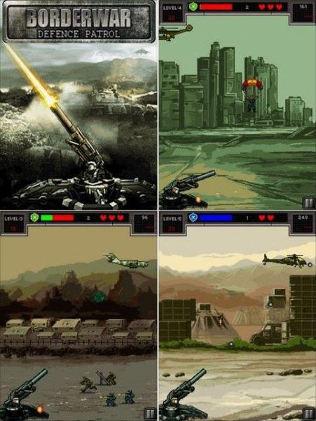 Border war Defence patrol 240x320