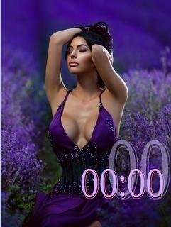 morning afternoon evening night 4 pics watch lavender girl