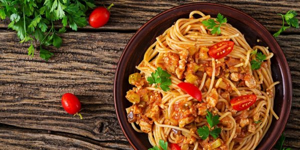 Болоньезе с кабачком