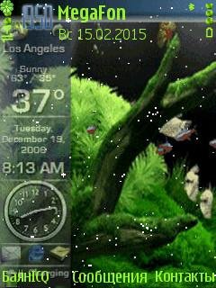 Aquarium аквариум рыбки анимация