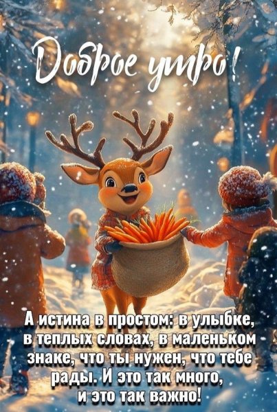 Доброе утро! ...