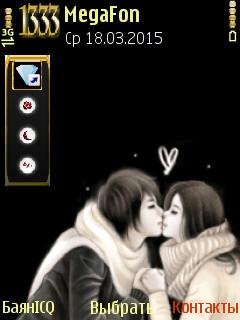 Boy and girl white icons