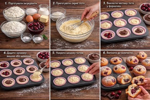 Кекс из вышни