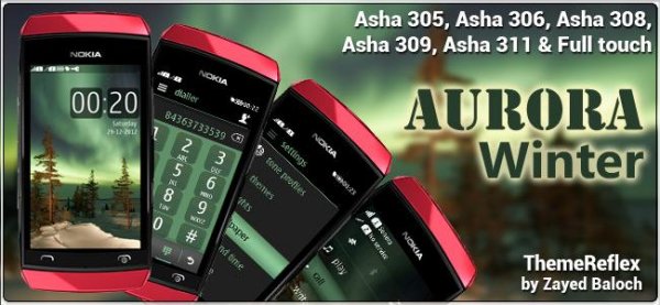 aurorawinter-theme-for-nokia-asha305-ash