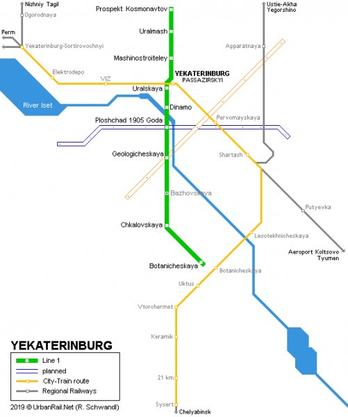 Yekaterinburg-metro-map
