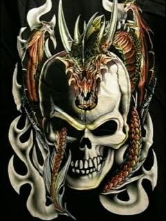 Skull супер череп тату