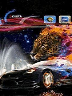 Turbo car jaguar спидометр анимация