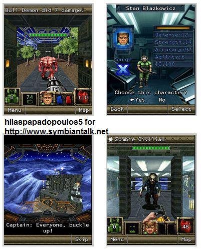 3D DOOM 2 RPG Samsung 240x320 touch