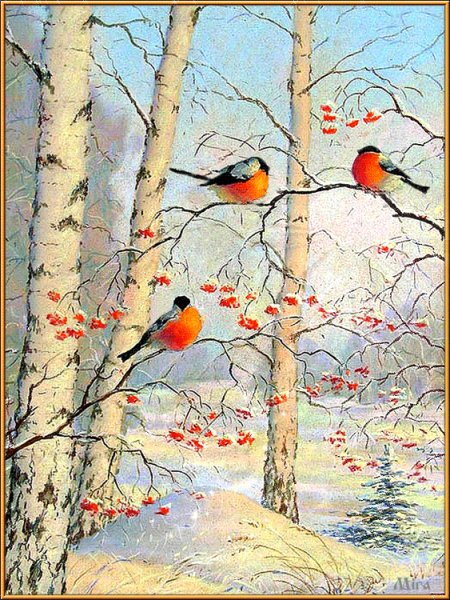 Снегири.......